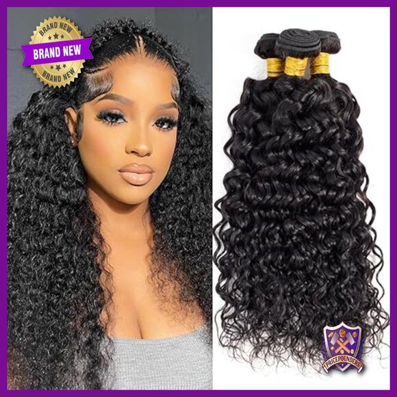100% Brazilian Virgin Human Hair Extensions 20 22 24 Inch Wet Wavy main image 5